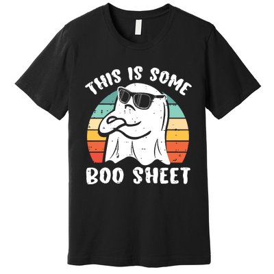 This Is Some Boo Sheet Halloween Ghost Funny Gift Premium T-Shirt