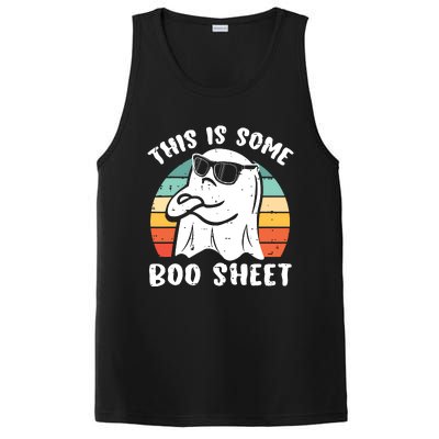 This Is Some Boo Sheet Halloween Ghost Funny Gift PosiCharge Competitor Tank