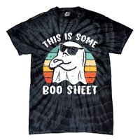 This Is Some Boo Sheet Halloween Ghost Funny Gift Tie-Dye T-Shirt