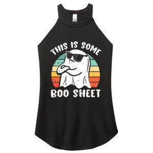 This Is Some Boo Sheet Halloween Ghost Funny Gift Women's Perfect Tri Rocker Tank