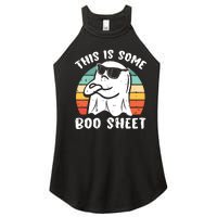 This Is Some Boo Sheet Halloween Ghost Funny Gift Women's Perfect Tri Rocker Tank