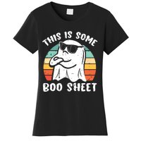 This Is Some Boo Sheet Halloween Ghost Funny Gift Women's T-Shirt