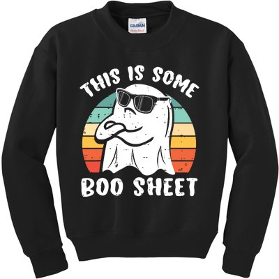 This Is Some Boo Sheet Halloween Ghost Funny Gift Kids Sweatshirt