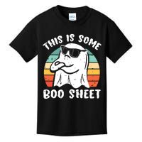 This Is Some Boo Sheet Halloween Ghost Funny Gift Kids T-Shirt