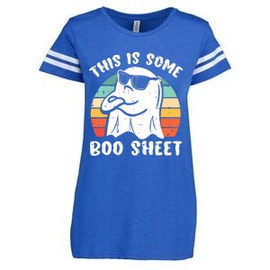 This Is Some Boo Sheet Halloween Ghost Funny Gift Enza Ladies Jersey Football T-Shirt