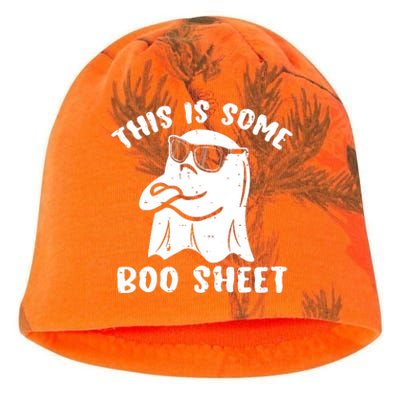 This Is Some Boo Sheet Halloween Ghost Funny Gift Kati - Camo Knit Beanie