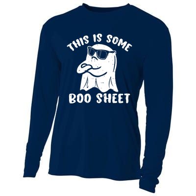 This Is Some Boo Sheet Halloween Ghost Funny Gift Cooling Performance Long Sleeve Crew