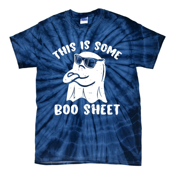 This Is Some Boo Sheet Halloween Ghost Funny Gift Tie-Dye T-Shirt