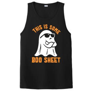 This Is Some Boo Sheet Halloween Ghost Funny Gift PosiCharge Competitor Tank