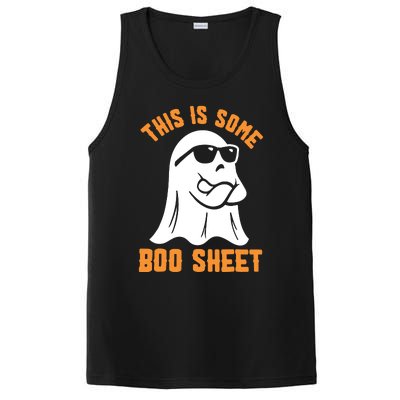 This Is Some Boo Sheet Halloween Ghost Funny Gift PosiCharge Competitor Tank