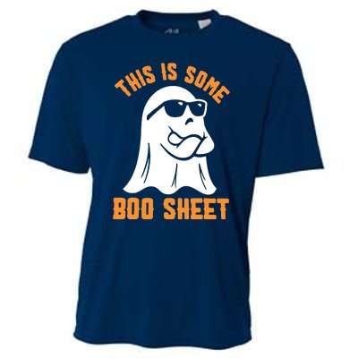 This Is Some Boo Sheet Halloween Ghost Funny Gift Cooling Performance Crew T-Shirt