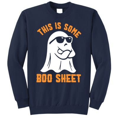 This Is Some Boo Sheet Halloween Ghost Funny Gift Tall Sweatshirt