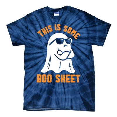 This Is Some Boo Sheet Halloween Ghost Funny Gift Tie-Dye T-Shirt