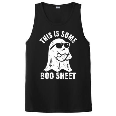 This Is Some Boo Sheet Halloween Ghost Funny Gift PosiCharge Competitor Tank