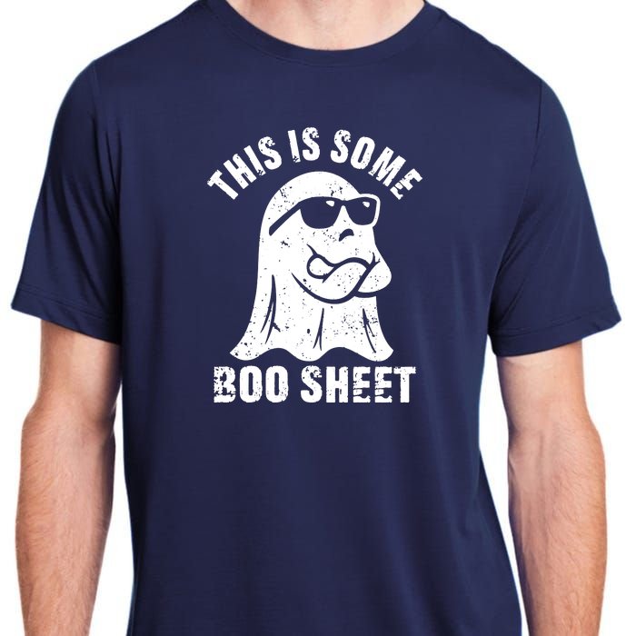 This Is Some Boo Sheet Halloween Ghost Funny Gift Adult ChromaSoft Performance T-Shirt