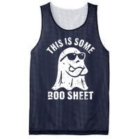 This Is Some Boo Sheet Halloween Ghost Funny Gift Mesh Reversible Basketball Jersey Tank