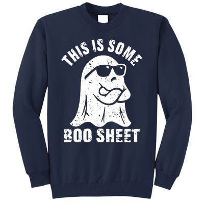 This Is Some Boo Sheet Halloween Ghost Funny Gift Tall Sweatshirt