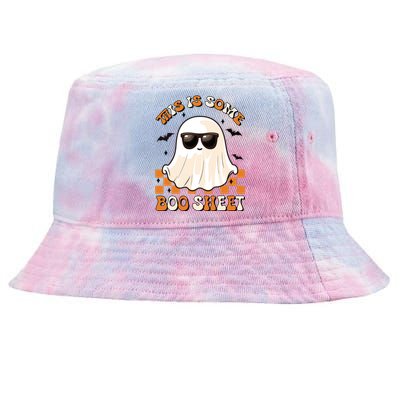 This Is Some Boo Sheet Halloween Ghost Funny Gifts Tie-Dyed Bucket Hat