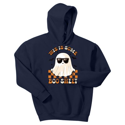 This Is Some Boo Sheet Halloween Ghost Funny Gifts Kids Hoodie