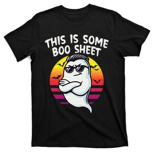 This Is Some Boo Sheet Funny Retro Halloween Ghost T-Shirt