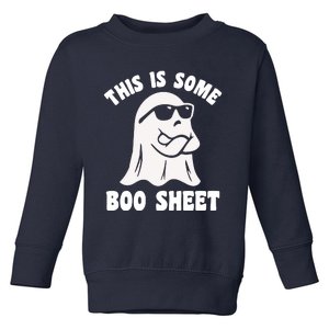 This Is Some Boo Sheet Toddler Sweatshirt