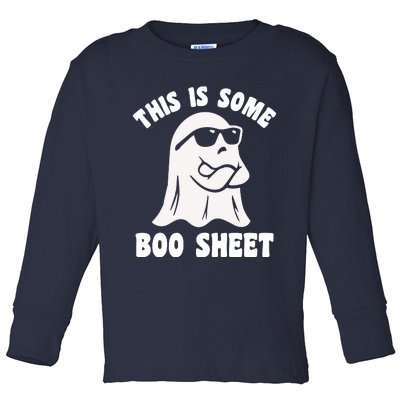 This Is Some Boo Sheet Toddler Long Sleeve Shirt