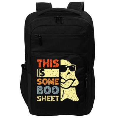 This Is Some Boo Sheet Ghost Halloween Costume Impact Tech Backpack