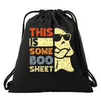 This Is Some Boo Sheet Ghost Halloween Costume Drawstring Bag