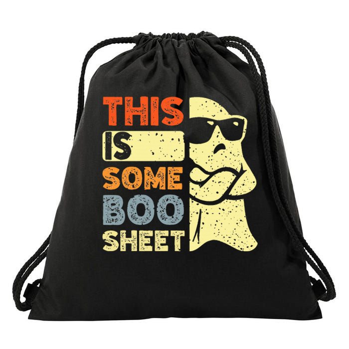 This Is Some Boo Sheet Ghost Halloween Costume Drawstring Bag