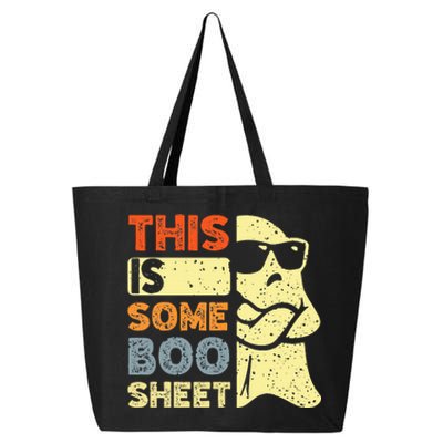 This Is Some Boo Sheet Ghost Halloween Costume 25L Jumbo Tote