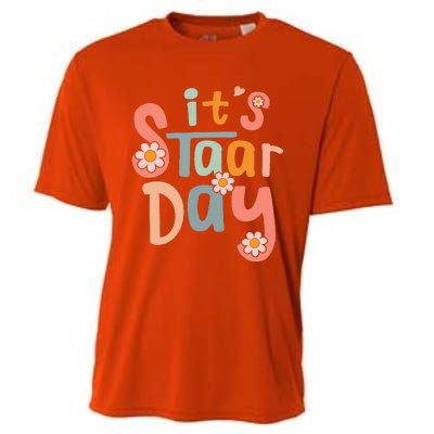 Teacher Its Staar Day Gifts Test Day Cooling Performance Crew T-Shirt