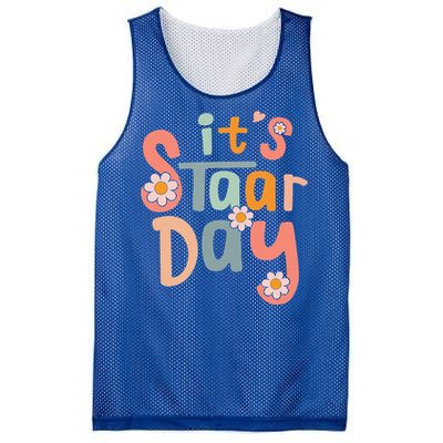 Teacher Its Staar Day Gifts Test Day Mesh Reversible Basketball Jersey Tank