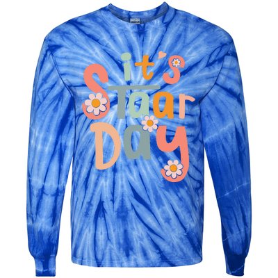 Teacher Its Staar Day Gifts Test Day Tie-Dye Long Sleeve Shirt