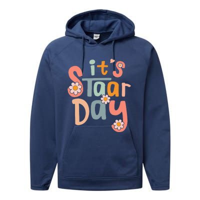 Teacher Its Staar Day Gifts Test Day Performance Fleece Hoodie