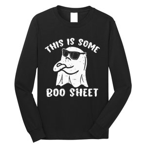 This Is Some Boo Sheet Halloween Ghost Funny Gift Long Sleeve Shirt