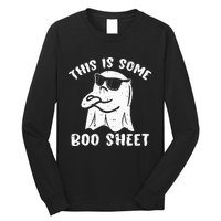 This Is Some Boo Sheet Halloween Ghost Funny Gift Long Sleeve Shirt