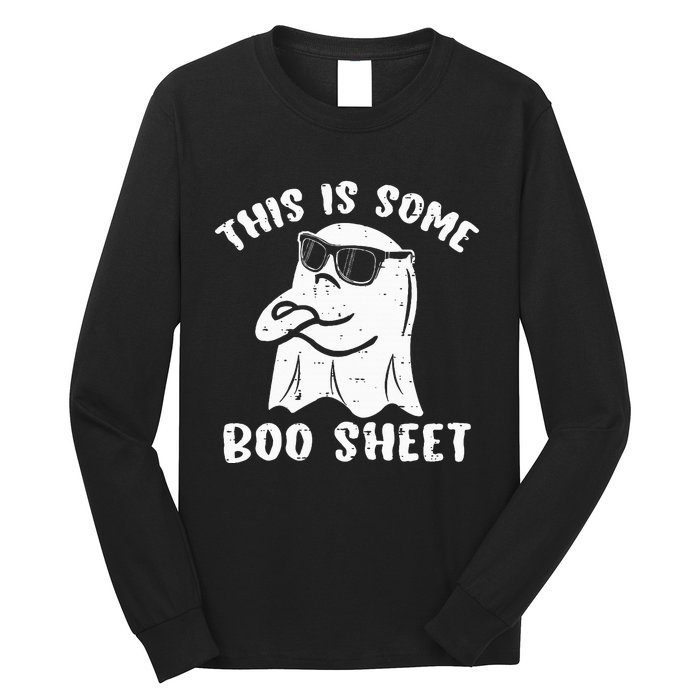 This Is Some Boo Sheet Halloween Ghost Funny Gift Long Sleeve Shirt