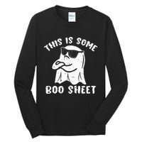 This Is Some Boo Sheet Halloween Ghost Funny Gift Tall Long Sleeve T-Shirt