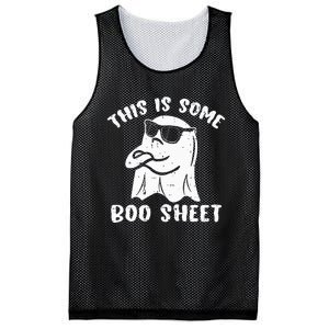 This Is Some Boo Sheet Halloween Ghost Funny Gift Mesh Reversible Basketball Jersey Tank