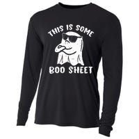 This Is Some Boo Sheet Halloween Ghost Funny Gift Cooling Performance Long Sleeve Crew