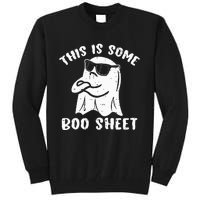 This Is Some Boo Sheet Halloween Ghost Funny Gift Tall Sweatshirt