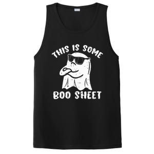 This Is Some Boo Sheet Halloween Ghost Funny Gift PosiCharge Competitor Tank