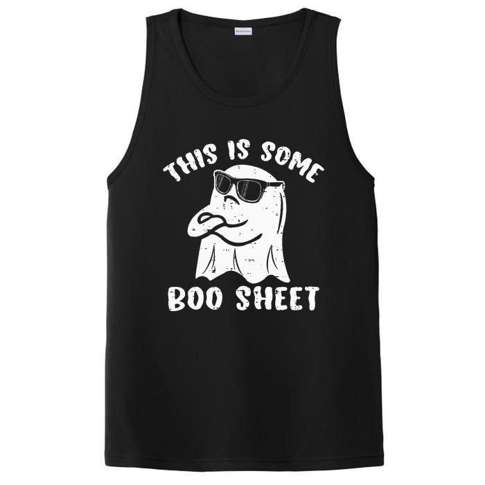 This Is Some Boo Sheet Halloween Ghost Funny Gift PosiCharge Competitor Tank