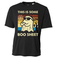 This Is Some Boo Sheet Ghost Retro Funny Halloween Cooling Performance Crew T-Shirt