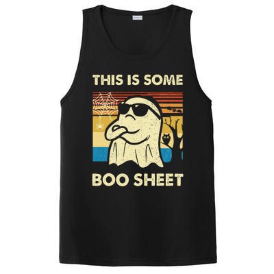 This Is Some Boo Sheet Ghost Retro Funny Halloween PosiCharge Competitor Tank