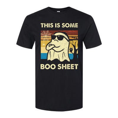 This Is Some Boo Sheet Ghost Retro Funny Halloween Softstyle CVC T-Shirt