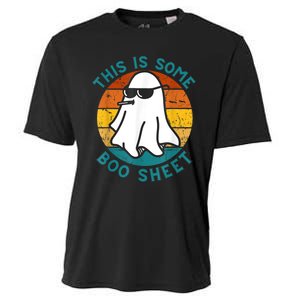 This Is Some Boo Sheet Ghost Halloween Cooling Performance Crew T-Shirt