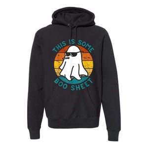 This Is Some Boo Sheet Ghost Halloween Premium Hoodie