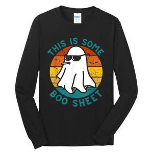 This Is Some Boo Sheet Ghost Halloween Tall Long Sleeve T-Shirt