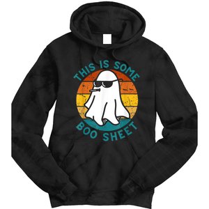 This Is Some Boo Sheet Ghost Halloween Tie Dye Hoodie